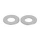 thumbnail image 2 of Arandelas planas de acero inoxidable M2 304, juntas, espaciadores, tono plateado, 100 piezas, 2 of 2