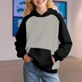 thumbnail image 2 of Mercatoo Cute Hoodies for Girls and Boys Kids Oversized Long Sleeve Sweatshirts Casual Comfy Pullover Tops with Pocket, 2 of 5