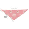thumbnail image 3 of Floral Print Pet Bandana Scarf – Washable Cotton Dog Neckerchief Bib for Small to Medium Dogs and Cats,Flower Pattern Pet Accessory, 3 of 6