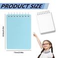 thumbnail image 3 of Hardcover Graph Paper Notepad, 4.25X2.99 inch Small Pocket Notebook, Top Spiral Notebook, Wirebound Notepad, Memo Notebook for Writing Sketching Drawing Office Supply & Daily To Do Lists, 3 of 6