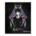 thumbnail image 6 of MGM Wednesday Nevermore Super Soft And Cuddly Plush Fleece Throw Blanket, 6 of 6