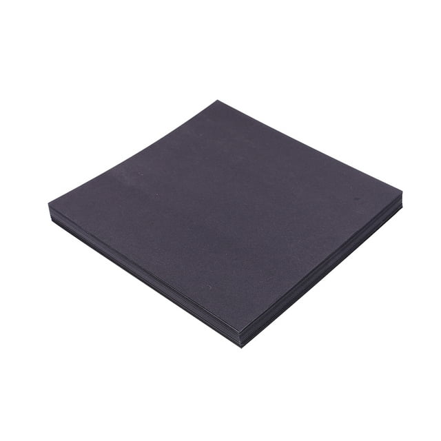 MasteelfCA 100pcs Black Origami Paper Square Folding Paper DIY Handcraft Paper for Paper Crane Paper Cuts