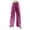 Hot Pink, variant on Mrat Women Dress Pants Full Length Pants Ladies Fashion Summer Solid Casual Pocket Elastic Waist Long Pants Boho Pants Female Green XL