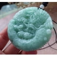 thumbnail image 4 of Certified Green Burma Natural A Jade jadeite Pendant Dragon Mouse Rat Peanut Ruyi Necklace 589375 TN, 4 of 8