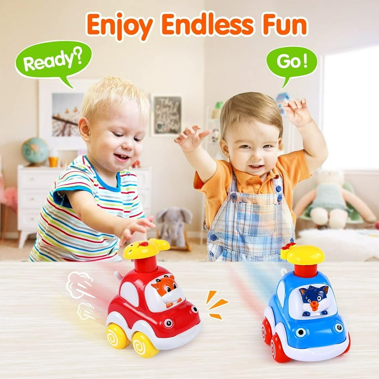 Baby Toy Cars Gifts Press and Go Forest Animal Car Educational Toys Pull Back Cars Toys for Toddlers 12 18 Months Gifts for 1 2 3 Year Old Boy Girl