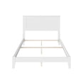 thumbnail image 3 of Lit Plateforme Complet en Bois Massif Nantucket, Blanc, 3 of 7