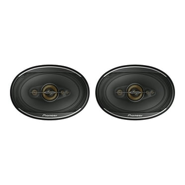 Pioneer TS-A6991F 6-In. x 9-In. 700-Watt 5-Way Full-Range Coaxial Speakers Gold and Black, 2 Pack