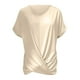 thumbnail image 4 of Camiseta informal y cómoda para mujer, versátil para cualquier ocasión, 4 of 5