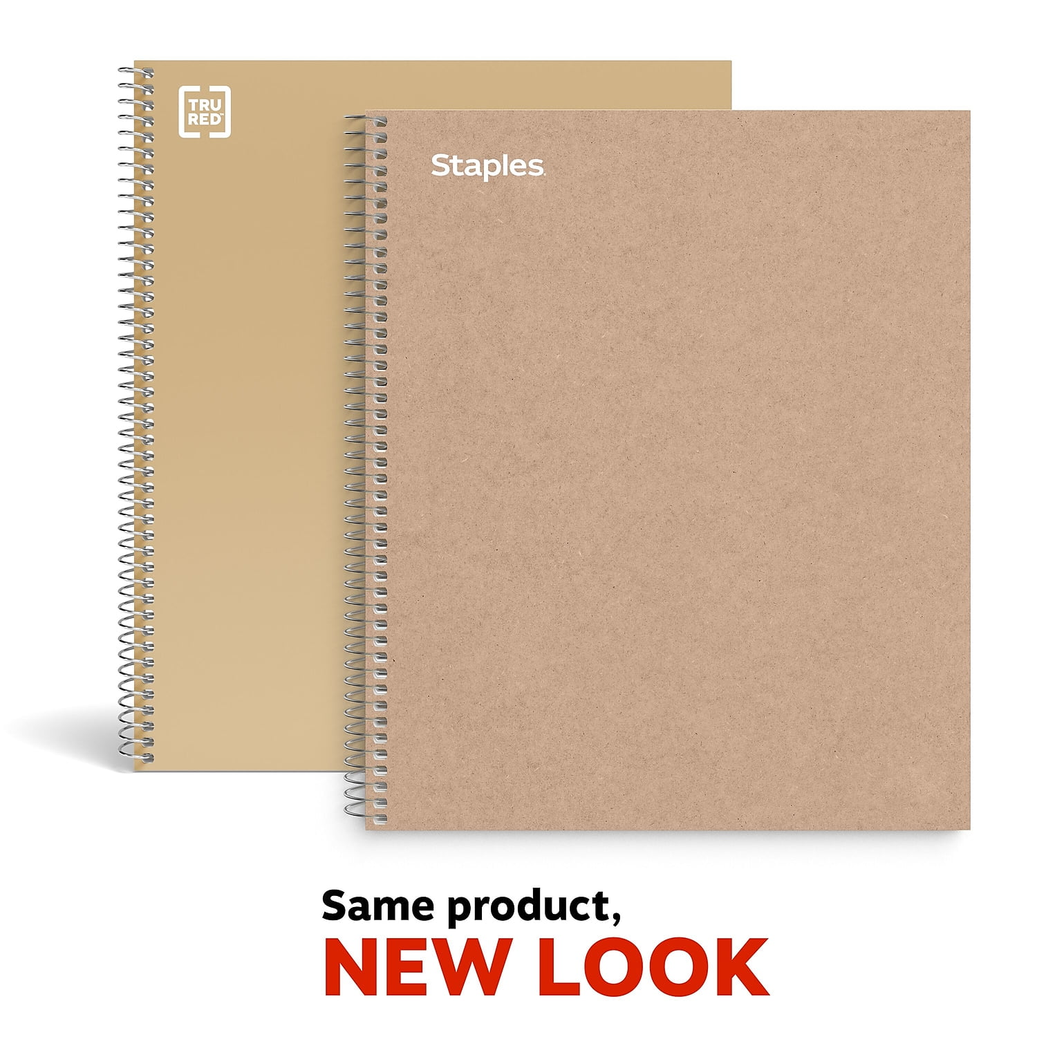 TRU RED Premium 1-Subject Notebook 8.5' x 11' College Ruled 100 Sheets Brown (TR52121) 749563