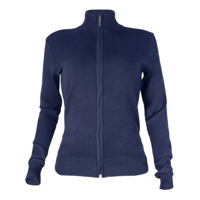 Sueter Mujer Moda Sweater Dama Abierto Cierres Abrigo Ligero LOLE Sueter