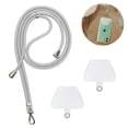 thumbnail image 1 of Cell Phone Lanyard, Adjustable Nylon Neck Phone Strap Detachable Phone Tether Safety Strap Durable Patches for iPhone/Samsung/Google/Oneplus/All Smartphone, 1 of 5