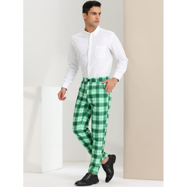 Pantalones de tela escocesa sale