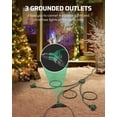 thumbnail image 3 of DEWENWILS 25FT (7'+6'+6'+6') Outdoor Extension Cord with 6 Outlets for Outside Christmas Lights, 16 AWG SJTW, 3 of 6