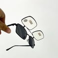 thumbnail image 5 of Mens Foldable Portable Flip Up Reading Glasses Fashion Travel Tinted Gray Sunglasses Rectangle Readers +1.50, 5 of 7
