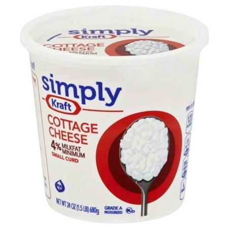 Simply Kraft Small Curd Cottage Cheese 24 Oz Walmart Com