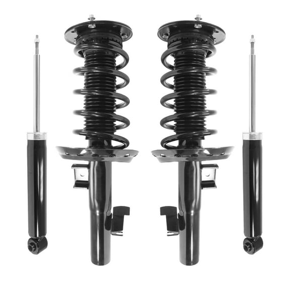 Unity Automotive 4-11867-259960-001 Fnt & Rr Complete Strut Assembly Shock Kit For 2011-2017 Volvo S60, 2015-2017 Volvo V60
