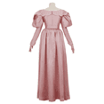 thumbnail image 6 of DAIZBELLA Medieval Renaissance Romantic Vintage Dress for Women with Puffy Sleeve and Belt, M, 6 of 9