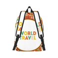 thumbnail image 3 of Balery World Travel3 Vintage Canvas Backpack for Men and Women - Large Capacity, Durable Travel Laptop Bag for School, Work, Hiking, and Outdoor Activities, 3 of 7