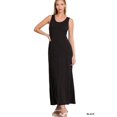 thumbnail image 2 of Sleeveless Flared Scoop Neck Maxi Dress, 2 of 5