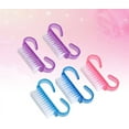 thumbnail image 5 of Fingernail Brush Nail Brushes for Cleaning- Handle Grip Nail Brush, Cleaning Brush Mini Scrub Brush scrubbing Nail Supplies kit Scrub Brush (Random Color) Finger, 5 of 5