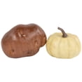 thumbnail image 3 of Northlight 11-Piece Fall Harvest Artificial Pumpkin, Acorn and Leaf Decoration Set, 3 of 7
