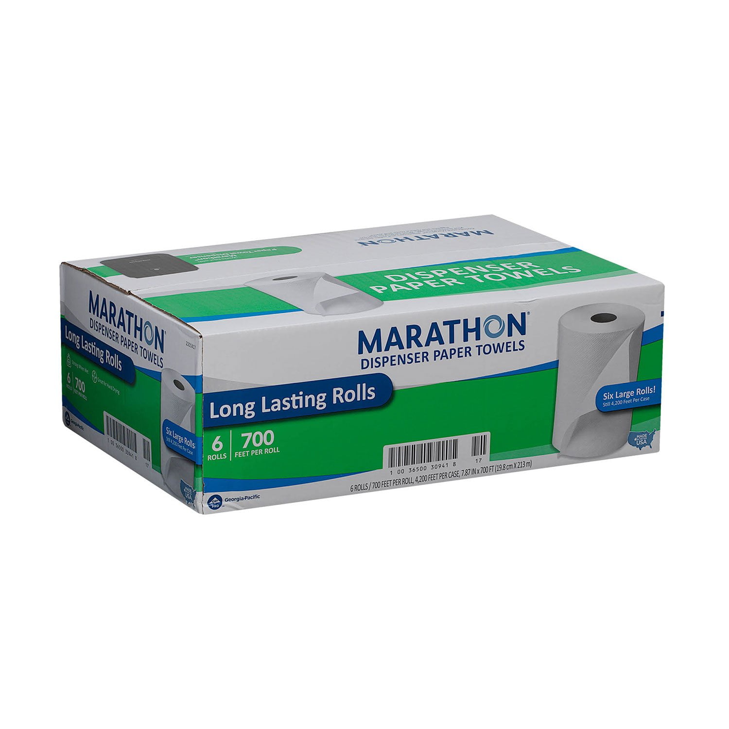 Marathon Paper Towels , 450 ft Rolls, 12-count