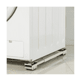thumbnail image 2 of Support de Base pour Machine à Laver Pieds de Chariot Roue Réglable Télescopique pour Réfrigérateur -Blanc, 2 of 8