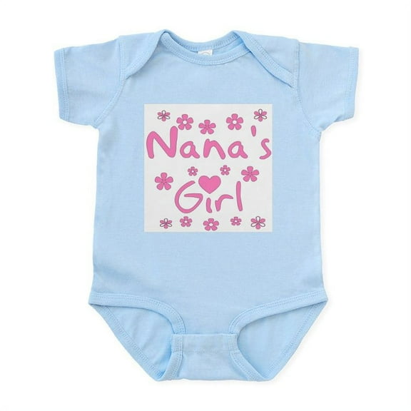 CafePress - Nana's Girl Baby Girl Infant Creeper - Baby Light Bodysuit, Size Newborn - 24 Months