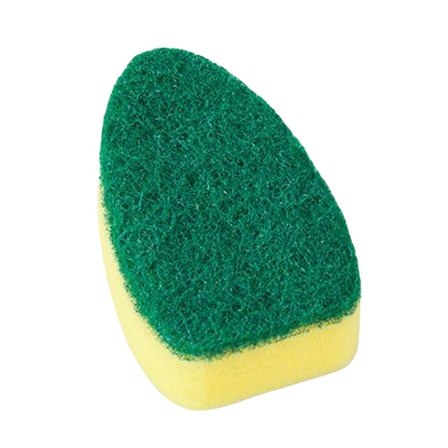 Cleaning Brush Head Replacement for Kitchen — Durable Sponge Dishwashing Stick Part In Set for Cleaning Bar and Dining Areas