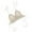 Beige, variant on Bralette Swim Top Lace Swimsuit Knitted Women's Beachwear Tops Bikini Padded Swimsuit Crochet Knit Top Bralette Swim Top (D,S)