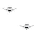 thumbnail image 4 of Transemion Car Sticker Emblem Easy Installation And Cool Style Easy To Install Zinc Alloy Accessories For Car V8 Badge Decal V6：Silver 2Set, 4 of 6