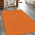 thumbnail image 3 of Burnt Orange Area Rugs 4x6 for Living Room, Farmhouse Solid Orange Color Modern Art Non Slip Washable Rug Runner, Low Pile Indoor Floor Carpet Mat Bathroom Rugs for Bedroom, Kids Room, 3 of 9