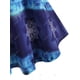 thumbnail image 4 of Tallas grandes DiS DiS DIP DYE BOWNOT CUTTOUT TOPT Rosegal Camisetas sin mangas de talla grande, 4 of 5