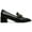 BLACK-PU, variant on DREAM PAIRS Loafers with Heels for Women Leather Chunky Loafer Shoes Penny Casual