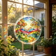 thumbnail image 6 of Acrylic Puzzles Floral Suncatcher Window Hanging, 83 Pieces 7.5 Inch Sun Catcher Puzzles Garden Decoration for Women Men Mom Birthday Gift Home Decor, 6 of 9