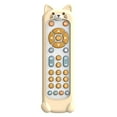 thumbnail image 2 of Control remoto de música para TV, juguetes remotos para niños y bebés, juguete remoto realista para TV para niños pequeños para niñas y niños de 6 a , Estuche Blanco Estuche Blanco y Gato Hugo juguetes para masticar durante la dentición, 2 of 10