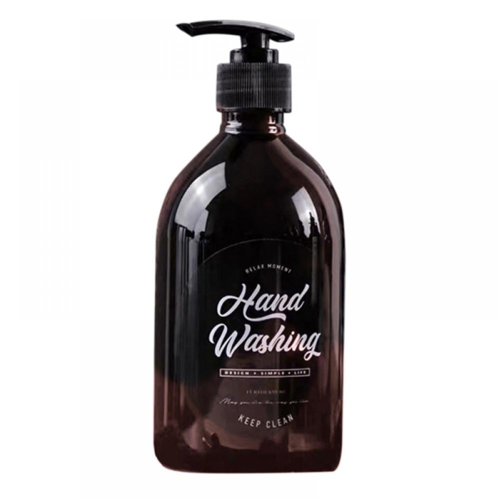 Apothecary Dispenser Bottle for Bathroom and Kitchen - Refillable for Shampoo Lotion Oil Shower Soap Hand Soap and Dish Soap