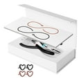 thumbnail image 1 of Kit de pulsera permanente, regalos para parejas, portátil con alicates, fabricación de pulseras de joyería para playa, cumpleaños, aniversario de boda 1 negro 1, 1 of 8