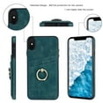 thumbnail image 6 of Feishell Fit for Apple iPhone XS Max Case with 360° Rotatable Ring Holder,Shockproof Drop Resistant Premium Plain PU Leather Soft TPU Card Slots Kickstand Back Protective Phone Case,Blue, 6 of 8