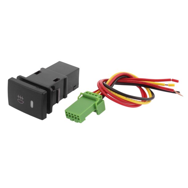 Dc 12v Panel Mount Latching Red Pilot 4 Wire Fog Light Switch For Carola