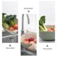 thumbnail image 4 of unbranded 1Jgo Colador De Plástico Verde Para Cocina Doble Capa Con Lavabo Desmontable Y Base Antideslizante, 4 of 8