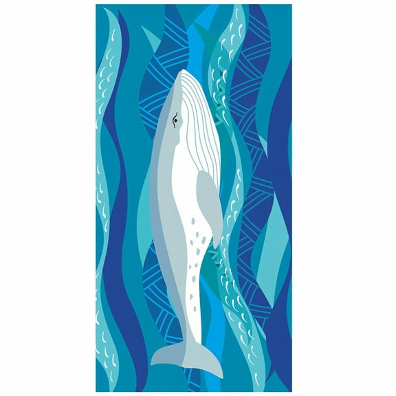 AUQ Beach Towels,Fine Fiber Weave Large Beach Towel,Quick Hanger Quick Dry Beach Towel,Style1,62"x31"
