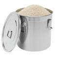 thumbnail image 5 of 33L Airtight Rice Bucket 304 Stainless Steel Canister Food Storage Containers, 5 of 12