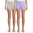 thumbnail image 2 of Paul Frank Women's Sleep Boxer Shorts, 2-Pack, 2 of 6