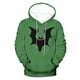 thumbnail image 5 of Sudadera con capucha de Halloween para hombre, informal, de moda, con cuello redondo, estampado, manga larga, blusa de poliéster, 5 of 5