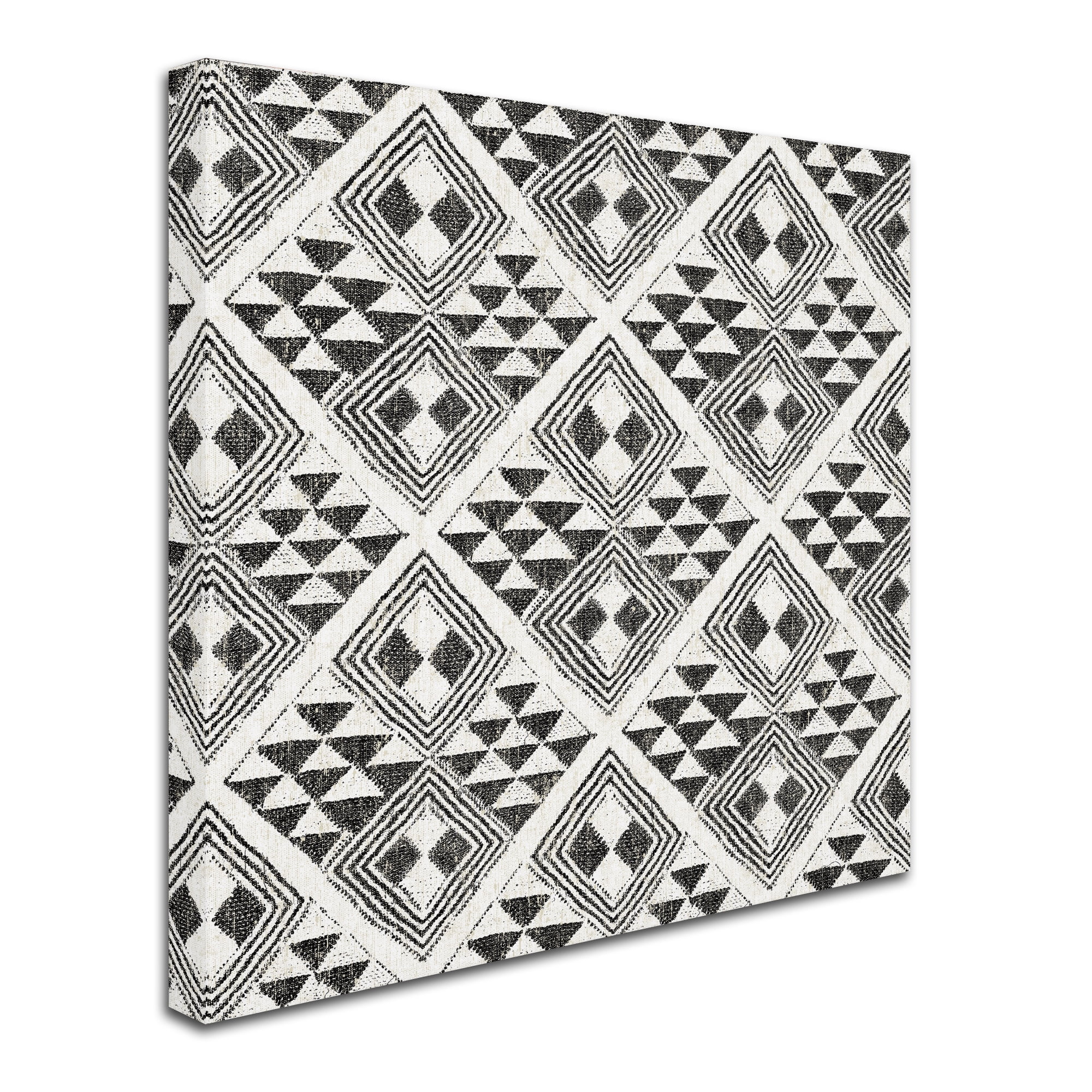 Trademark Fine Art 'African Wild Pattern II BW' Canvas Art by Wild Apple Portfolio