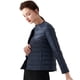 thumbnail image 5 of Chaqueta corta ajustada sin cuello para mujer, Chaqueta corta ajustada con cuello redondo de talla grande, estilo delgado, 5 of 5