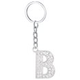 thumbnail image 1 of XYCCA Initial Letter Keychain / Crystals Keyrings A-Z Letter Keychain For Car / Alphabet KeyRings For Women, 1 of 1