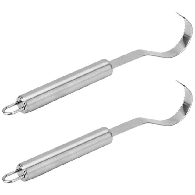 ColoMX 2 piezas de acero inoxidable para raspar queso, cuchillos, cepillo para chocolate, rallador de mantequilla