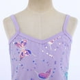 thumbnail image 4 of IBTOM CASTLE Kid Girls Butterfly Sequins Camisole Ballet Dance Dress Glitter Ruffle Tutu Skirt Dancewear, 4 of 10